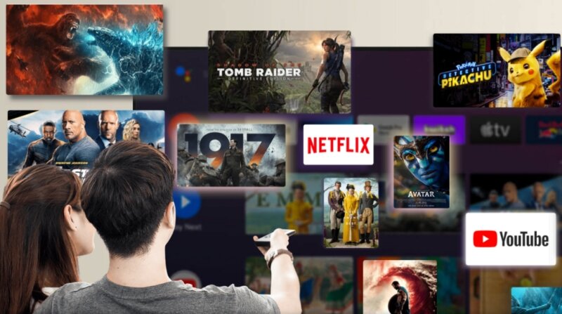 Hệ điều hành Android TV 11 (Ảnh: Điện Máy Xanh).