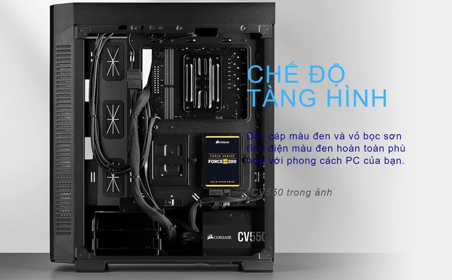 Nguồn Corsair Series CV 750 750W (80 Plus Brone/Màu Đen)