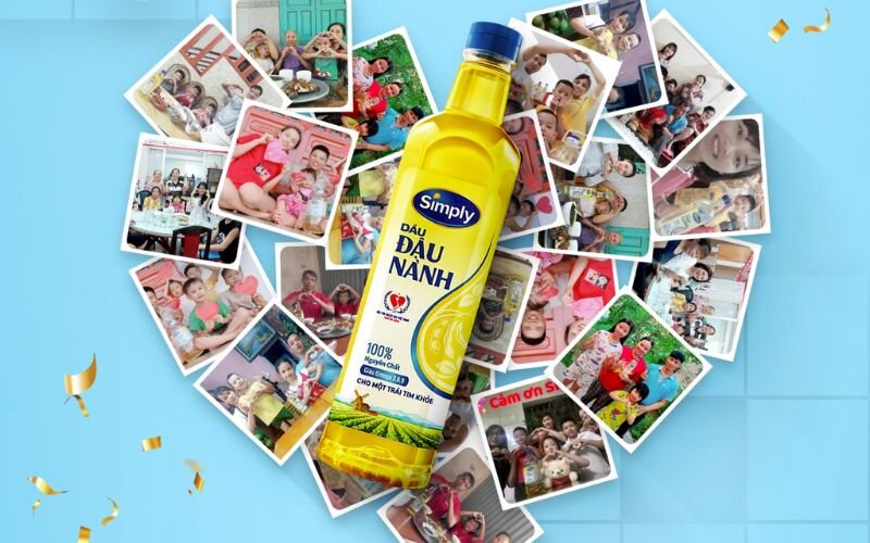 Dầu đậu nành Simply có quy cách đóng chai đơn giản mà tinh tế, bao bì sản phẩm chi tiết, đầy đủ thành phần