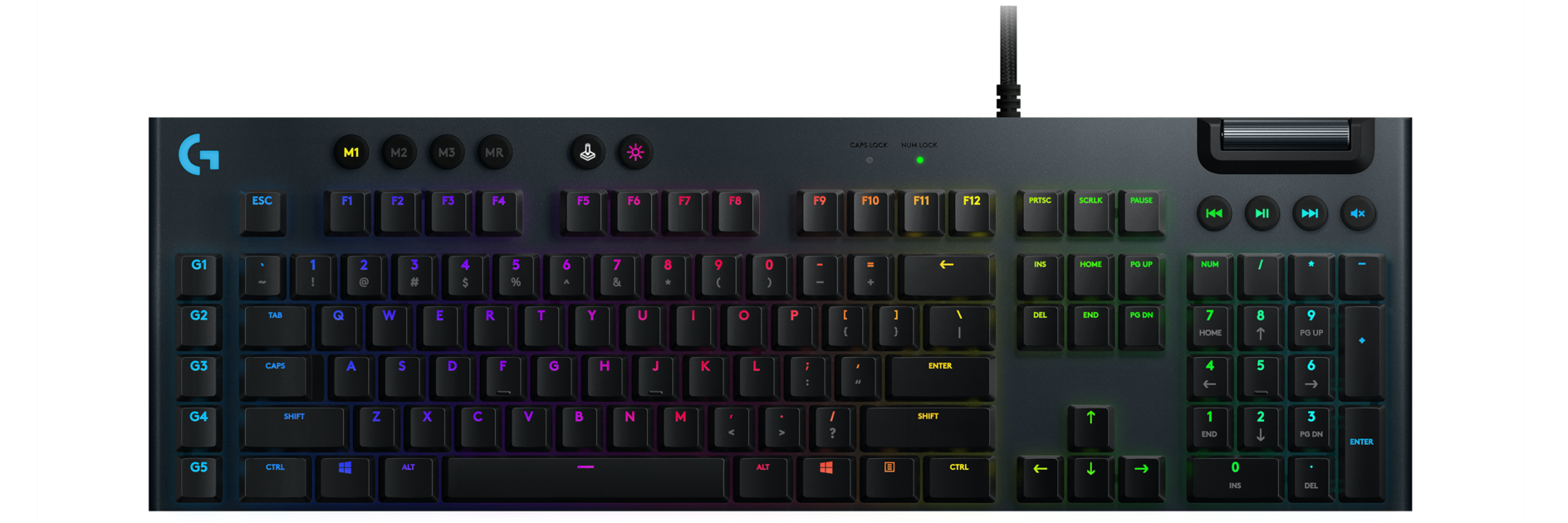 Bàn phím cơ Logitech G813 LIGHTSYNC RGB MECHANICAL TACTILE (920-008995)