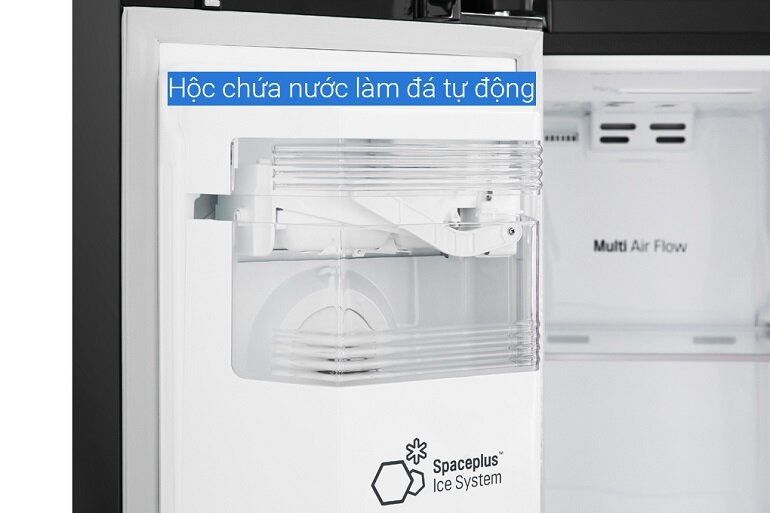 Tủ lạnh LG Inverter 601 lít GR-X247MC được trang bị hệ thống làm đá nhỏ gọn 