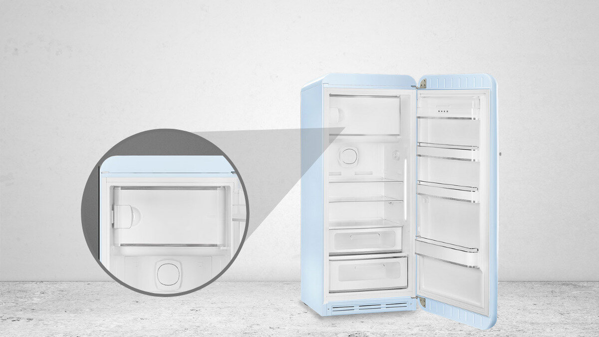 Ngăn đông trong Tủ Lạnh Smeg 281 Lít FAB28RPB5