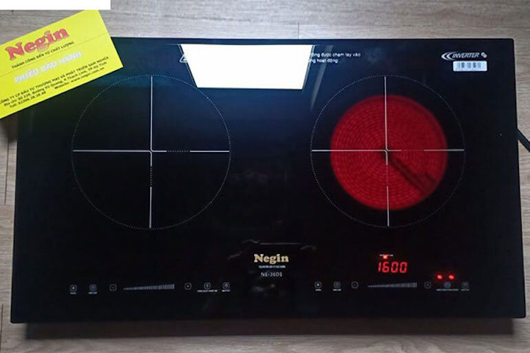 Bếp từ hồng ngoại âm 2 vùng nấu Negin NE-36D1