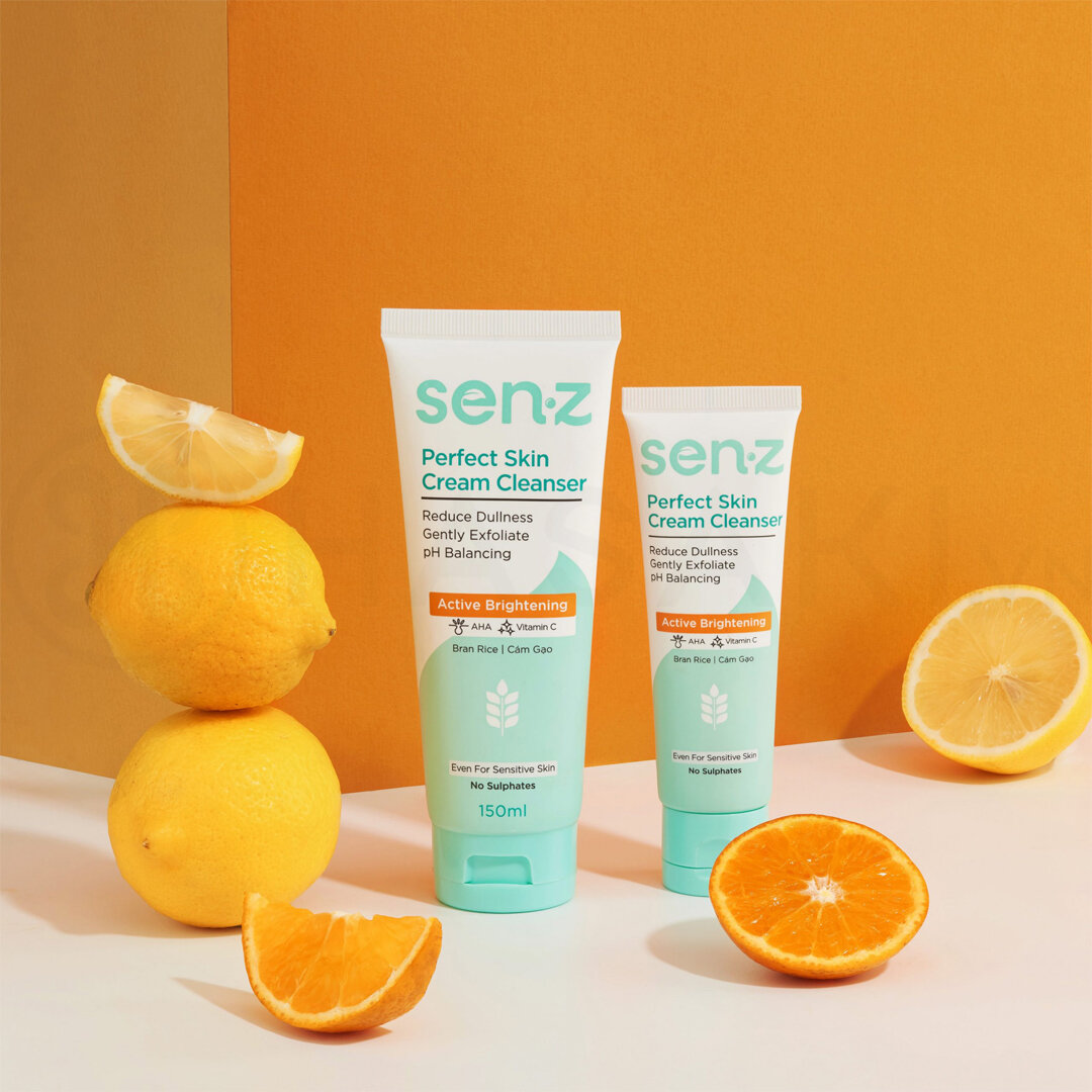 Sữa Rửa Mặt Senz Chiết Xuất Cám Gạo Dưỡng Sáng Da 150ml  