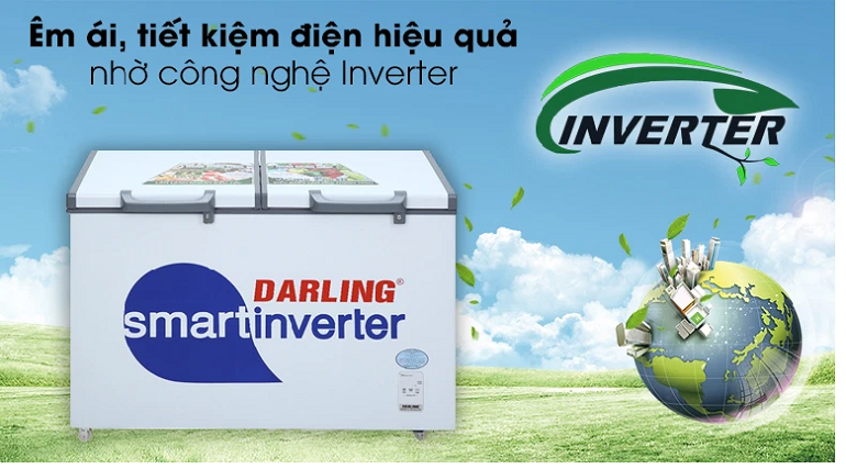 Tủ đông Darling inverter 2 ngăn 370 lít DMF-3699WSI-4 2 Tủ đông Darling inverter 2 ngăn 370 lít DMF-3699WSI-4