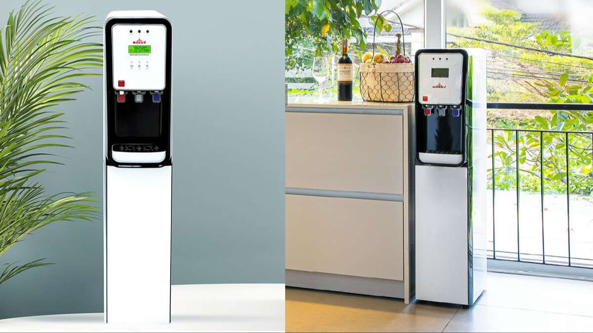 Máy lọc nước ion kiềm nóng lạnh Robot UHC-6911 có thiết kế hiện đại