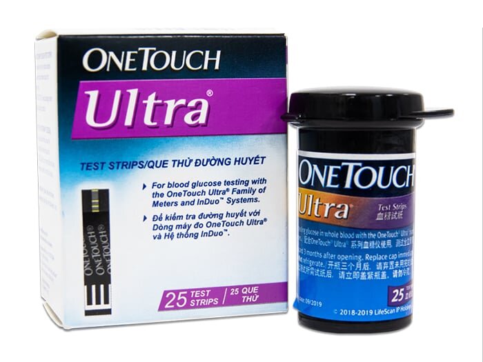 Que thử của máy đo đường huyết OneTouch Ultra Easy