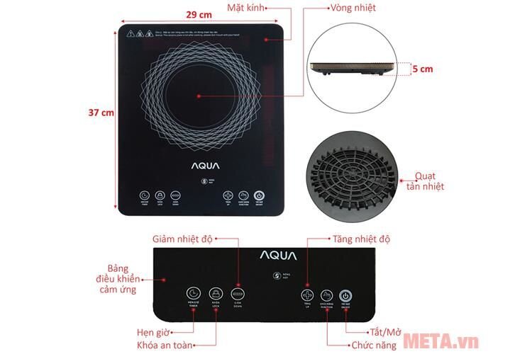 Bếp hồng ngoại Aqua ACC-VM1000