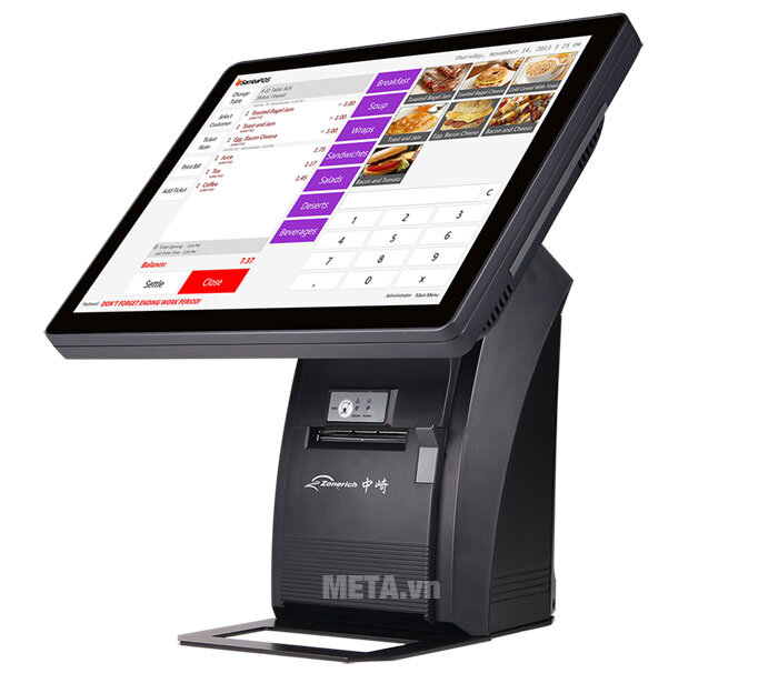 Máy tính tiền cảm ứng Zonerich ZQ-P1088MAX Máy tính tiền cảm ứng Zonerich ZQ-P1088MAX