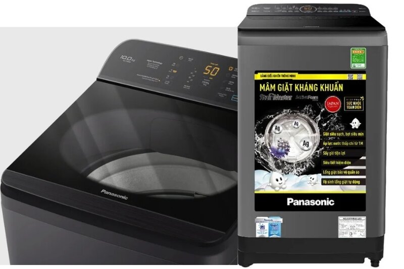 Máy giặt Panasonic 10 kg NA-F100A9DRV thiết kế hiện đại
