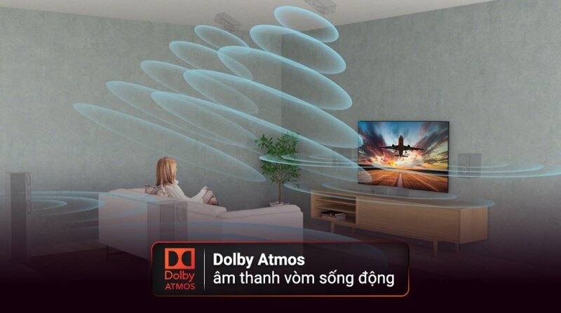 Không gian âm thanh Dolby sống động, chân thực (Ảnh: Điện Máy Xanh).