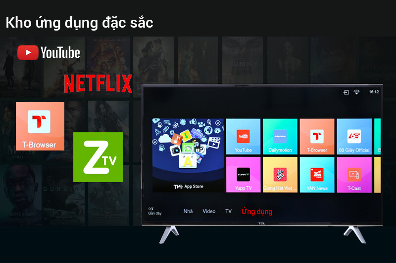 Smart Tivi TCL 4K 40 inch L40P62-UF Smart Tivi TCL 4K 40 inch L40P62-UF