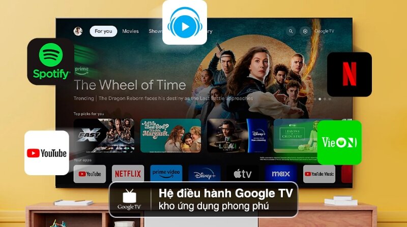 Google Tivi OLED Sony 4K 65 inch K-65XR80M2