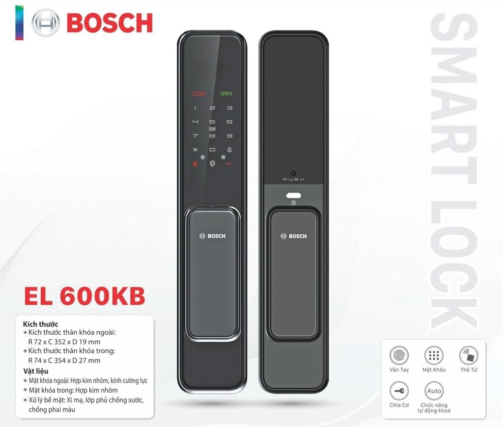 Khóa cửa thông minh Bosch EL 600KB APP