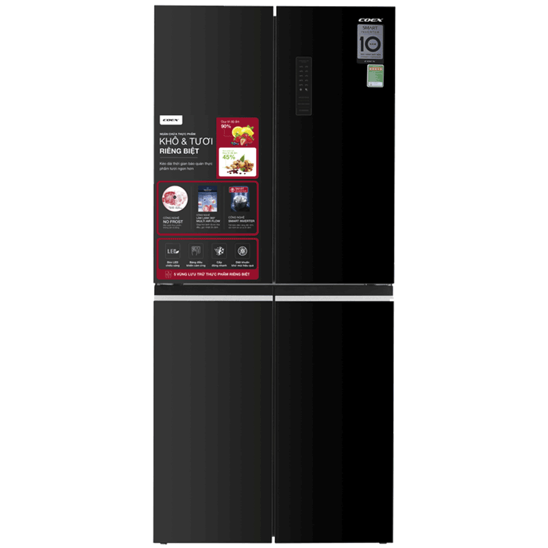 Tủ lạnh Coex Inverter 362 lít RM-4007MGB