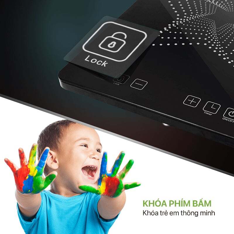 Smartcook ICS-3869 có khóa trẻ em và nhiều tính năng an toàn Smartcook ICS-3869 có khóa trẻ em và nhiều tính năng an toàn