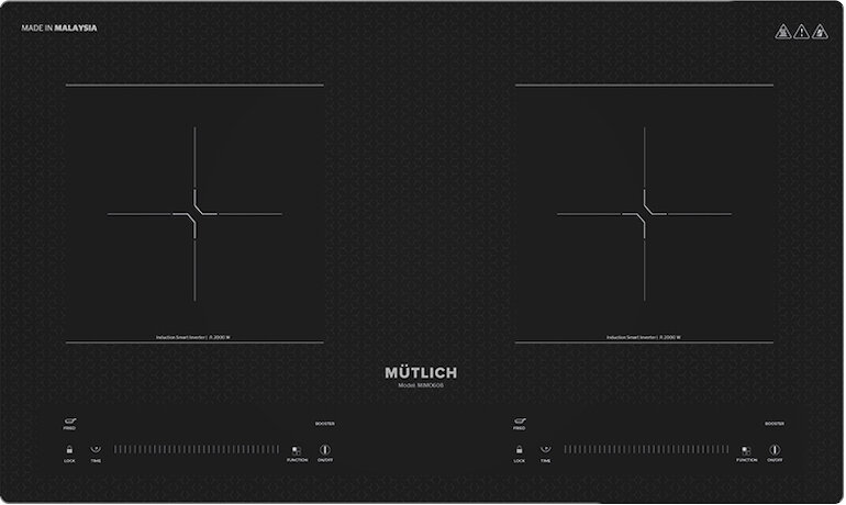 Bếp từ âm 2 vùng nấu Mutlich MIM0608