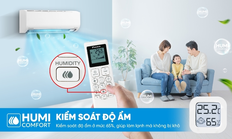Điều hòa Daikin Inverter 21000 BTU 1 chiều FTKF60ZVMV/RKF60ZVMV gas R-32 6 Điều Hòa Daikin Inverter 21000 BTU 1 Chiều FTKF60ZVMV/RKF60ZVMV Gas R-32