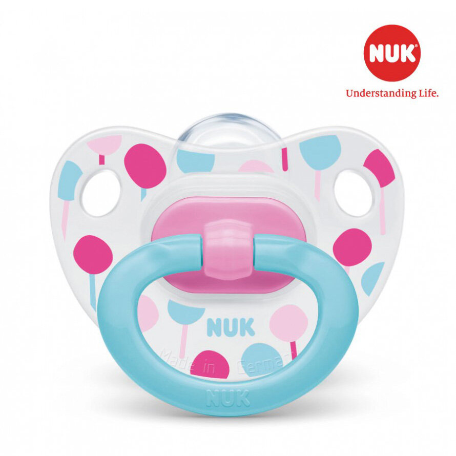  Bộ 2 ty giả NUK Silicone Classic cho bé 0-6M