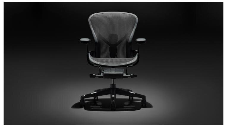 Ghế Công Thái Học Herman Miller Aeron - Chân hợp kim carbon