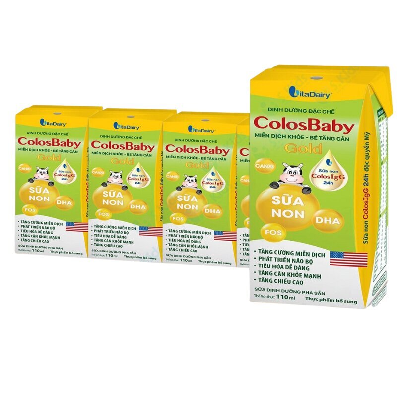 Sữa pha sẵn ColosBaby - 110ml (thùng 48 hộp)