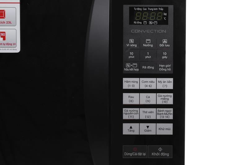 Lò vi sóng điện tử nướng đối lưu 23L Panasonic NN-CT36HBYUE Lò vi sóng điện tử nướng đối lưu 23L Panasonic NN-CT36HBYUE