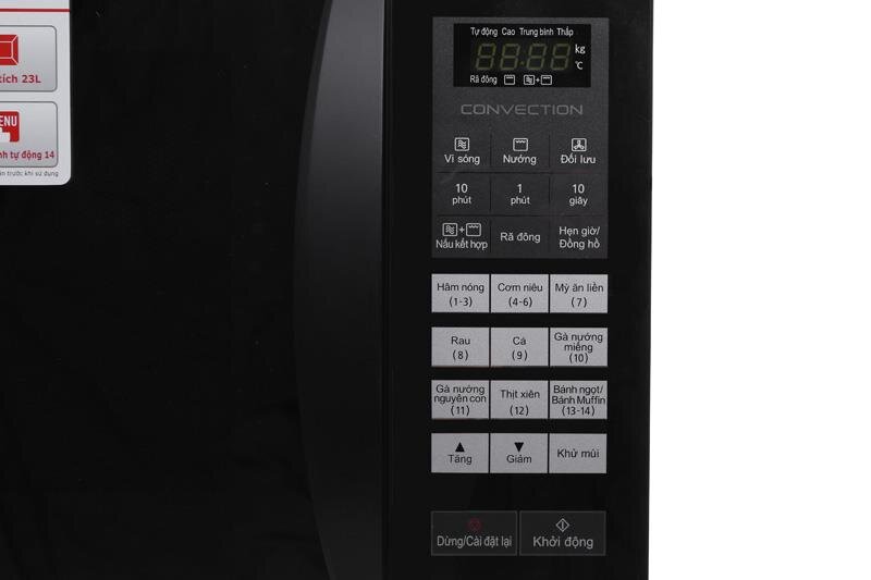 Lò vi sóng điện tử nướng đối lưu 23L Panasonic NN-CT36HBYUE