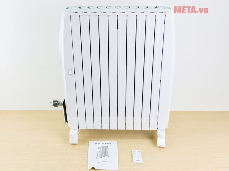 Trọn bộ Máy sưởi dầu Hokito HK-6102E Máy sưởi dầu Hokito HK-6102E