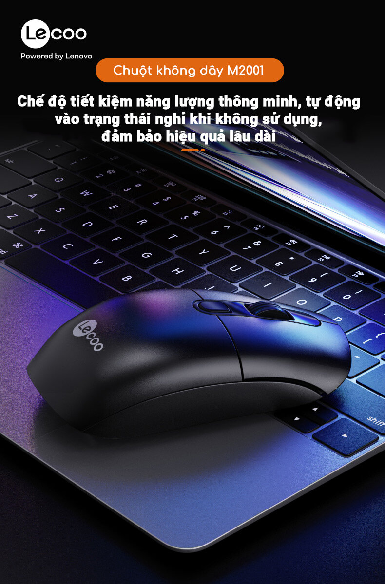 Chuột không dây Lecoo M2001 (USB)