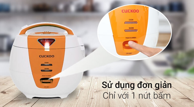 Nồi cơm điện Cuckoo 1 lít CR- 0661 Nồi cơm điện Cuckoo 1 lít CR- 0661