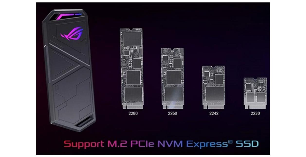 Hộp ổ cứng SSD M2 PCI Express ASUS ROG STRIX ARION ESD-S1C 2