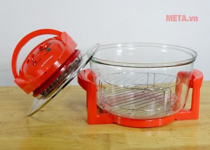 Lò nướng thủy tinh Sunhouse SH416 - 12 lít
