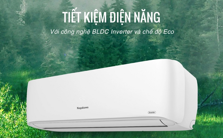 Điều hòa Nagakawa Inverter 9000 BTU 2 chiều NIS-A09R2H11 gas R-32 3 Điều hòa Nagakawa Inverter 9000 BTU 2 chiều NIS-A09R2H11