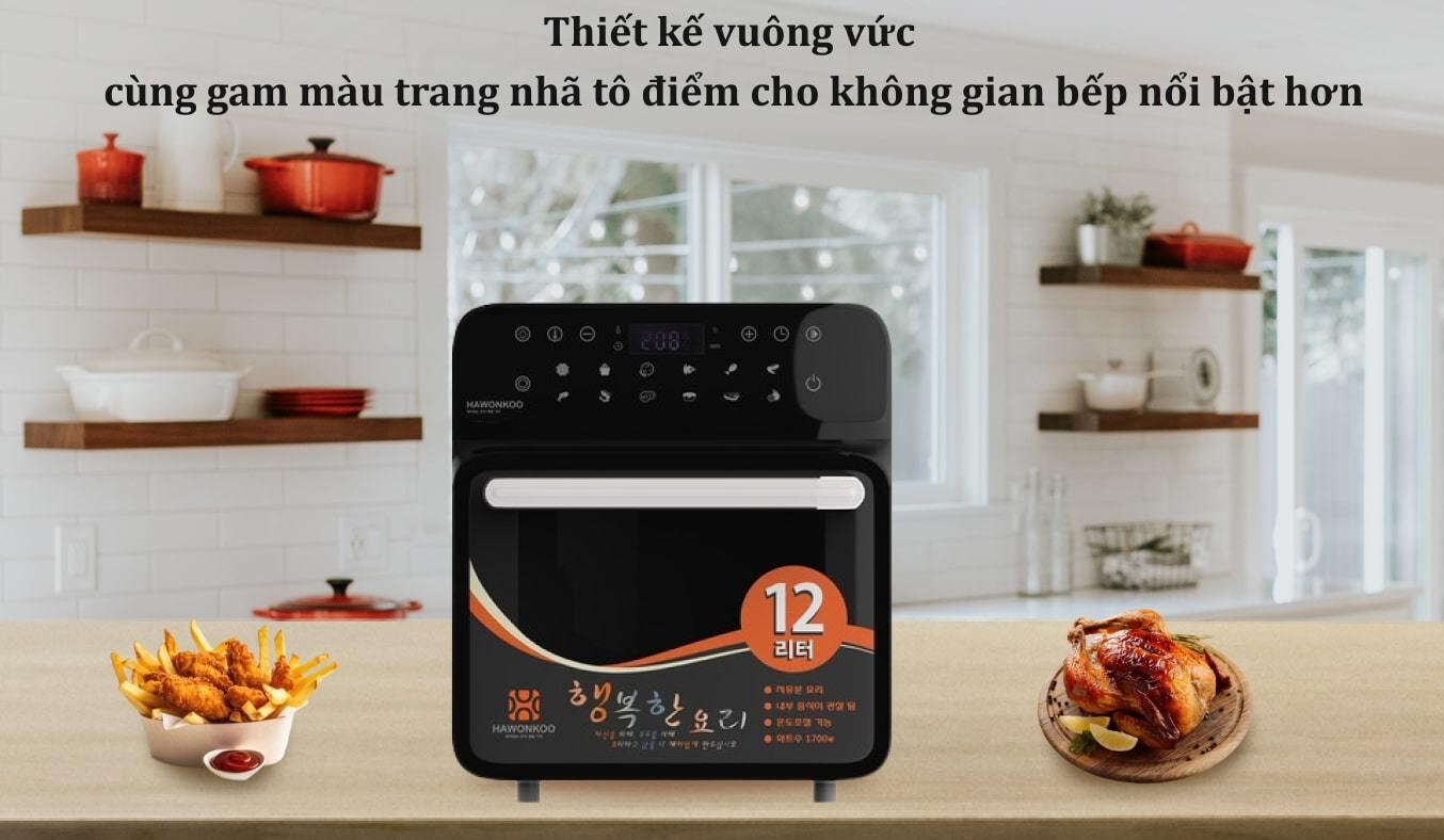 Nồi chiên không dầu Hawonkoo 12 lít AFH-128-W