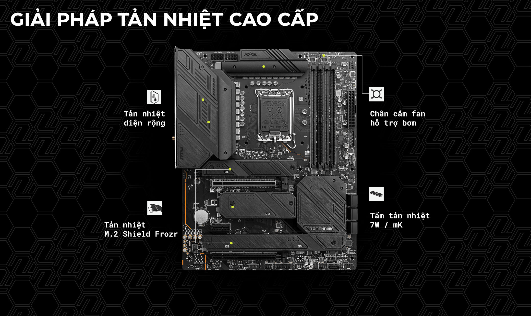 Mainboard MSI MAG Z790 TOMAHAWK WIFI DDR4 