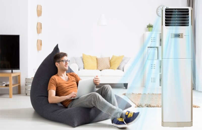 Điều Hòa Tủ Đứng LG 36000 BTU 1 Chiều Inverter APNQ36GR5A4