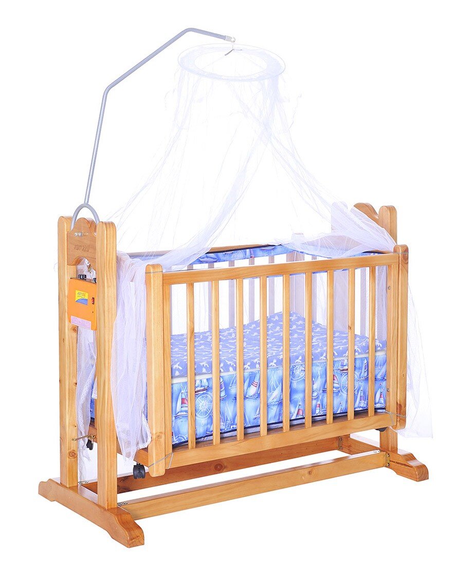  Nôi rung tự động Autoru 5 sao (màu gỗ)