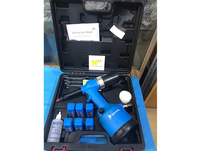 Súng rút ốc tán Rocol RL-0312 màu xanh Súng rút ốc tán Rocol RL-0312
