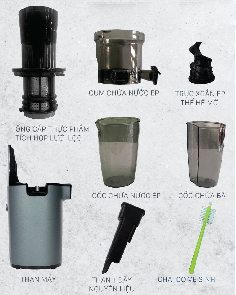 Máy ép trái cây chậm