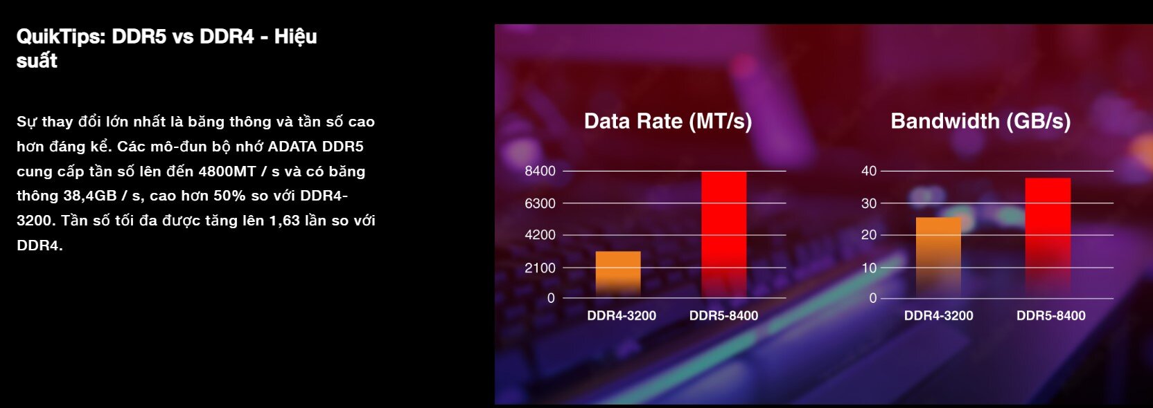 Ram Desktop Adata RGB