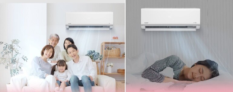 Điều hòa Comfee Inverter 12000 BTU 1 chiều CFS-13VWGF-V có thiết kế hiện đại, tinh tế 