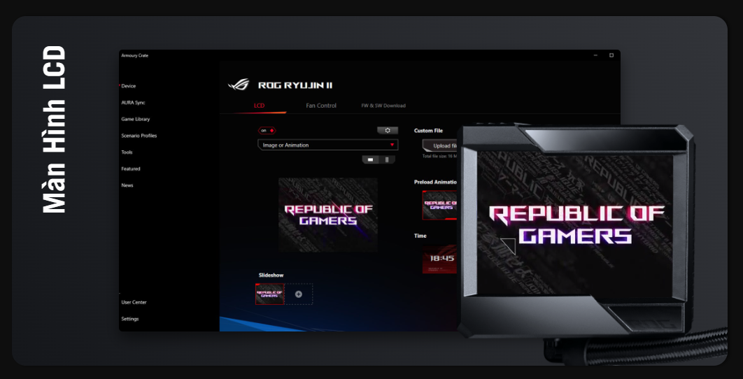 TẢN NHIỆT CPU ASUS ROG RYUJIN II 360 
