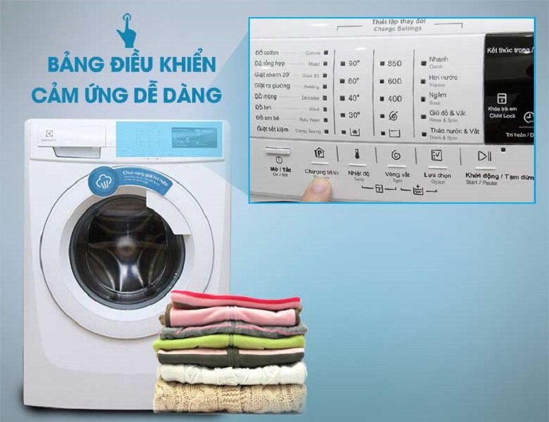 Máy giặt Electrolux 8 kg EWF10843 Máy giặt Electrolux 8 kg EWF10843