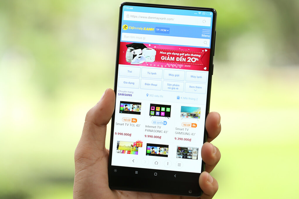Điện thoại Xiaomi Mi MIX (6GB/256GB) Điện thoại Xiaomi Mi MIX (6GB/256GB)