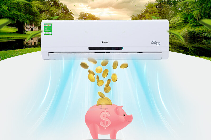 Điều hòa 1 chiều Inverter Gree GWC09CA-K3DNC2I - 9000BTU
