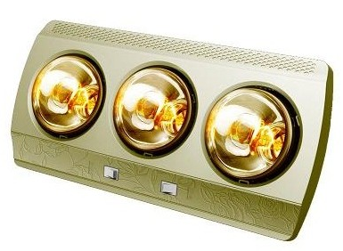 Đèn sưởi nhà tắm KOCH-168 - 3 bóng (2 vàng 1 đỏ)