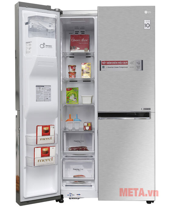 Tủ lạnh LG Inverter GR-D247JS 601 lít Tủ lạnh LG Inverter GR-D247JS 601 lít