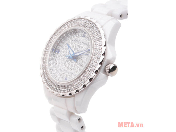 Đồng hồ nữ chính hãng Royal Crown 3821 Ceramic L-B/A Đồng hồ nữ chính hãng Royal Crown 3821 Ceramic L-B/A