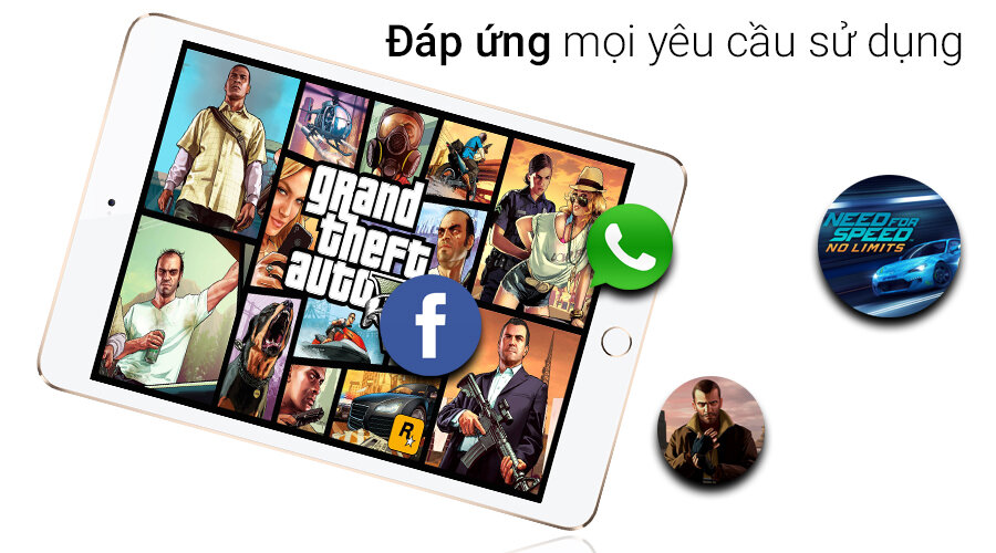 Máy tính bảng iPad Mini 4 Wifi Cellular 64GB Máy tính bảng iPad Mini 4 Wifi Cellular 64GB