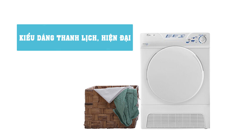 Máy sấy Candy 8kg GCC 580NB-S Máy sấy Candy 8kg GCC 580NB-S